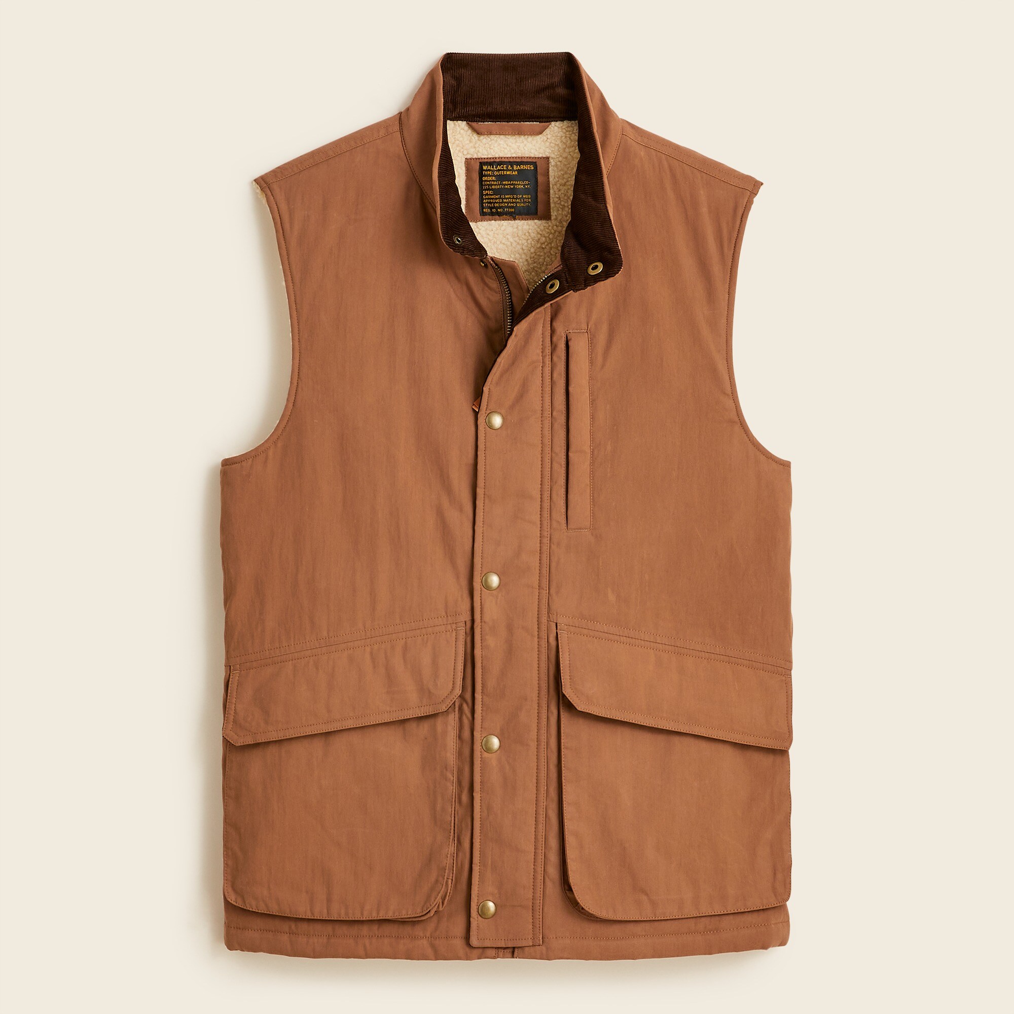 Wallace & Barnes Field Vest For Men | J.Crew