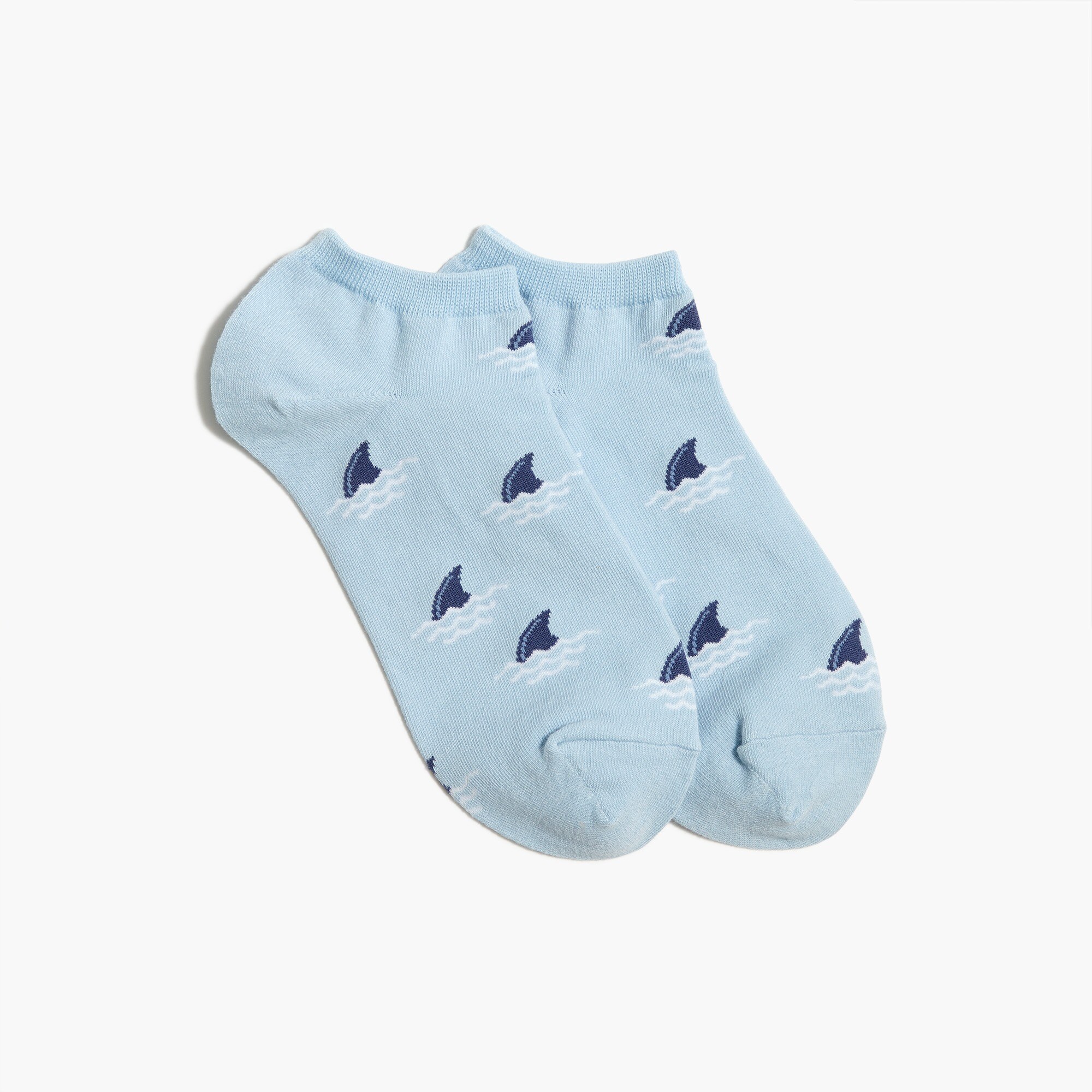 Shark fin ankle socks