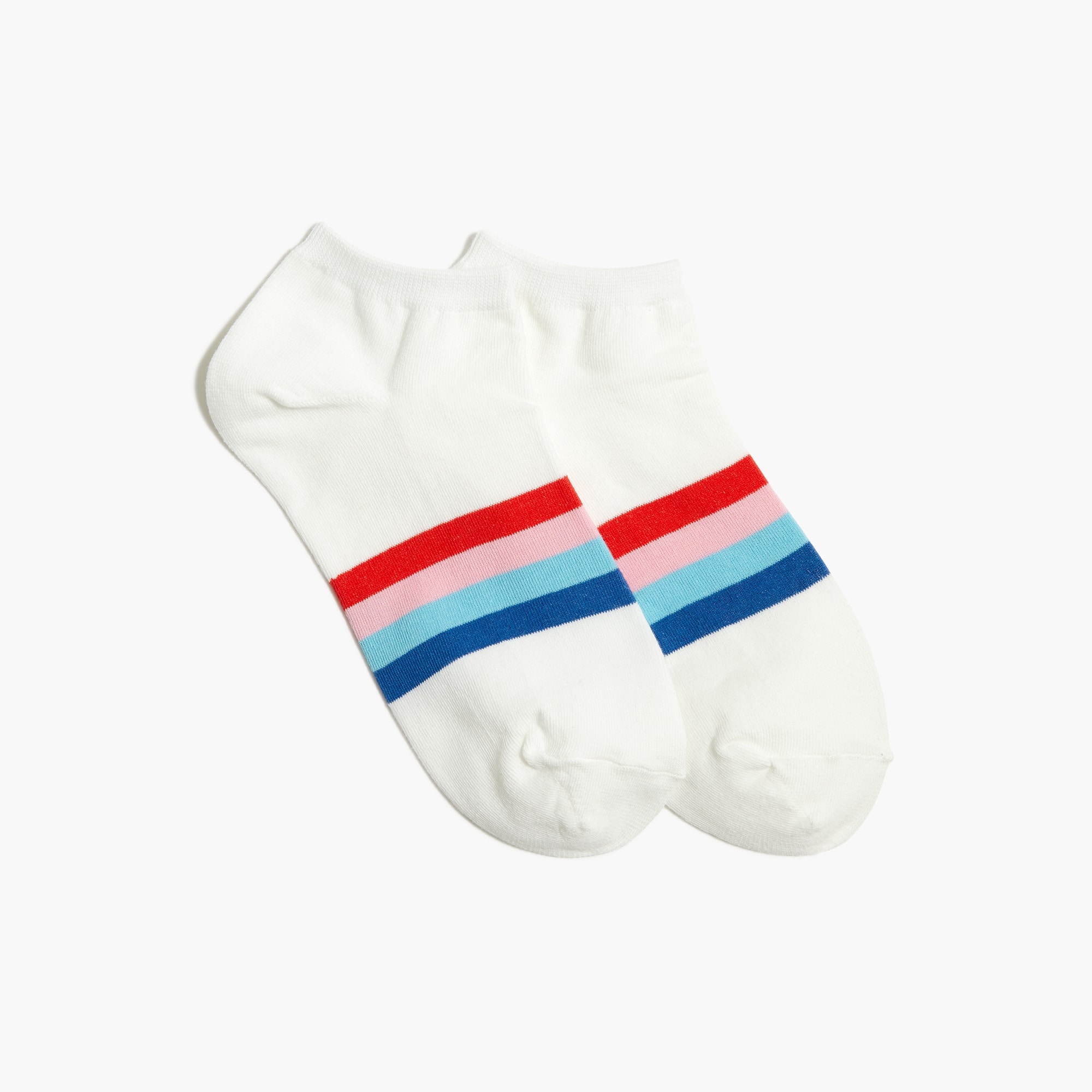 Striped ankle socks