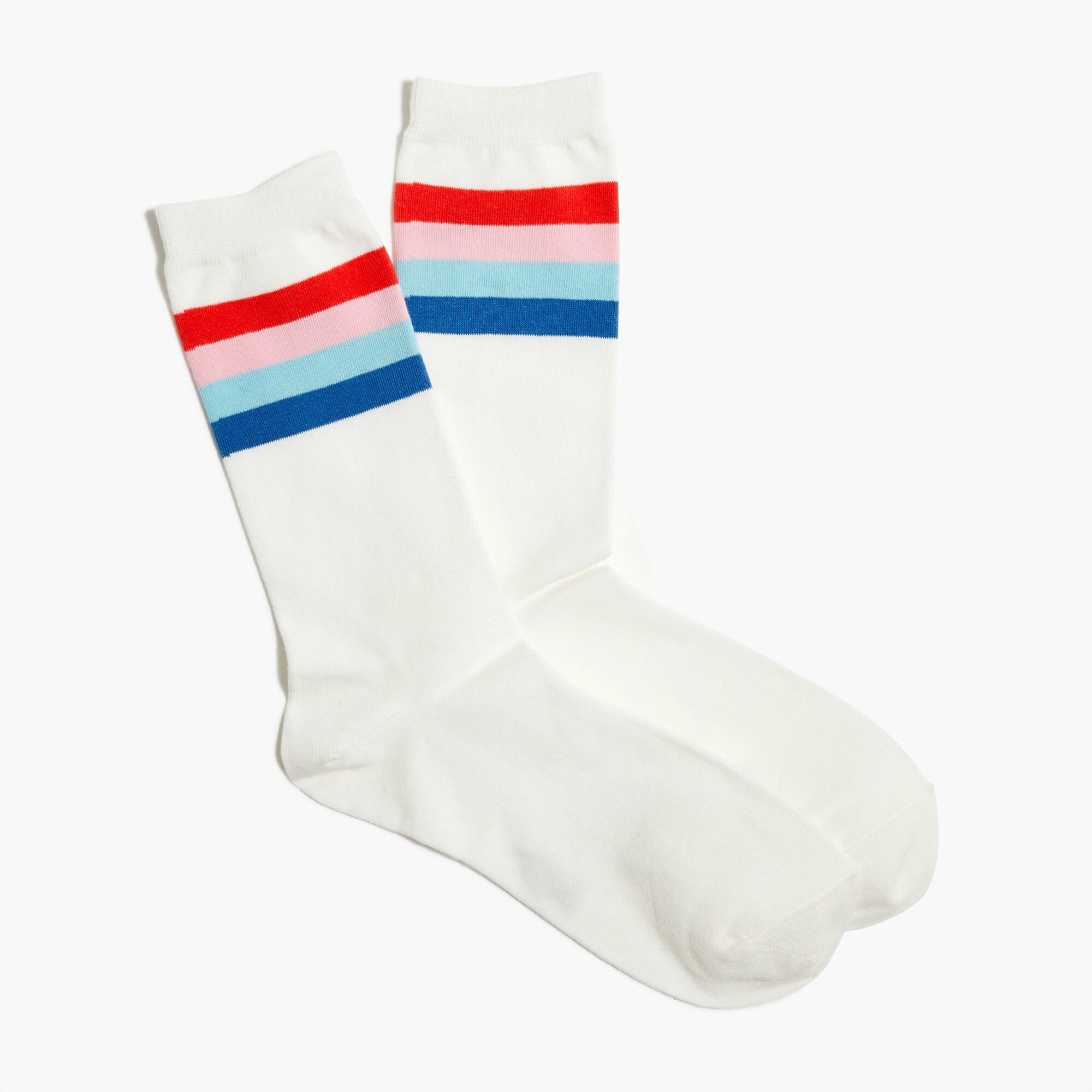 Striped trouser socks