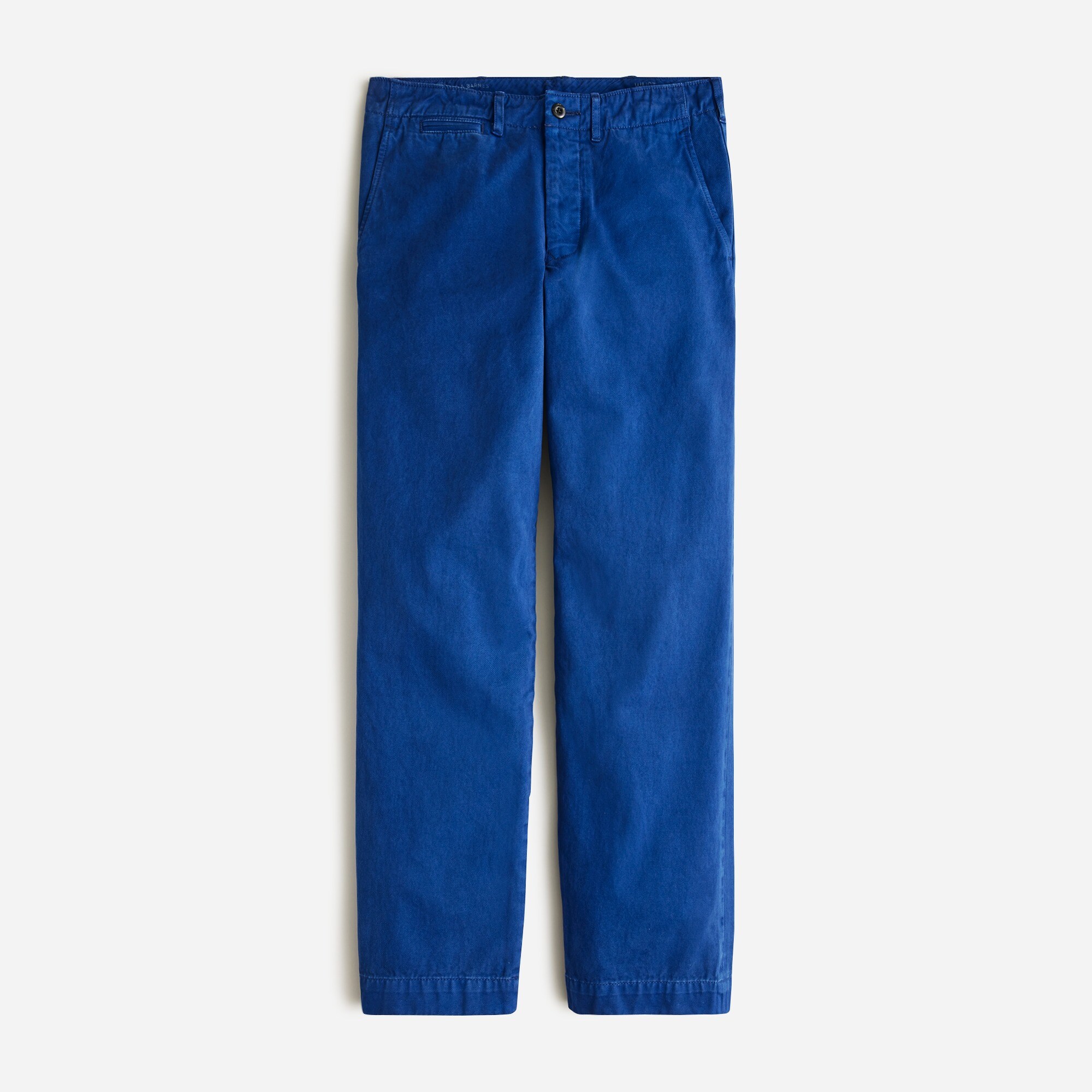 mens Wallace &amp; Barnes selvedge officer chino pant