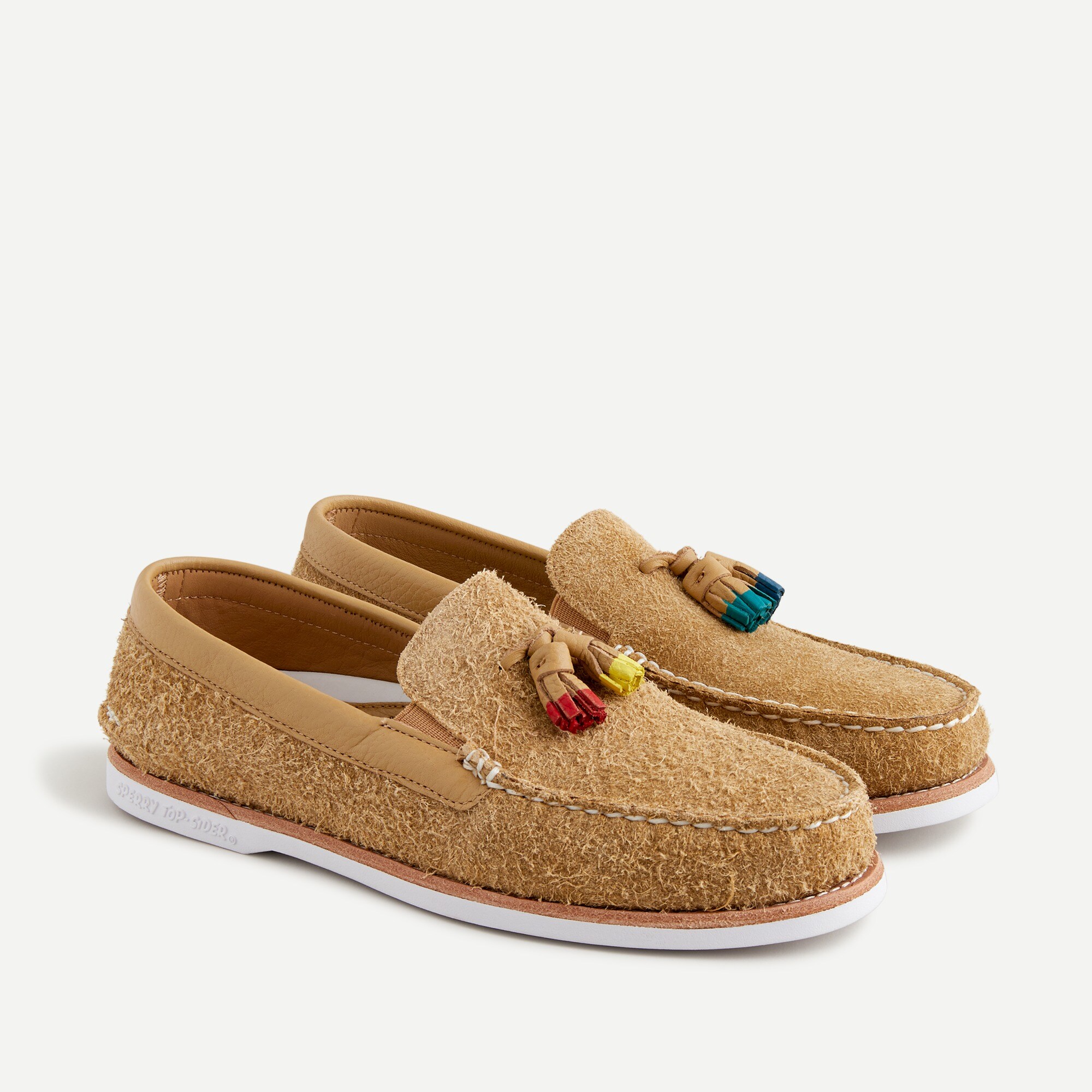 sperry suede loafers