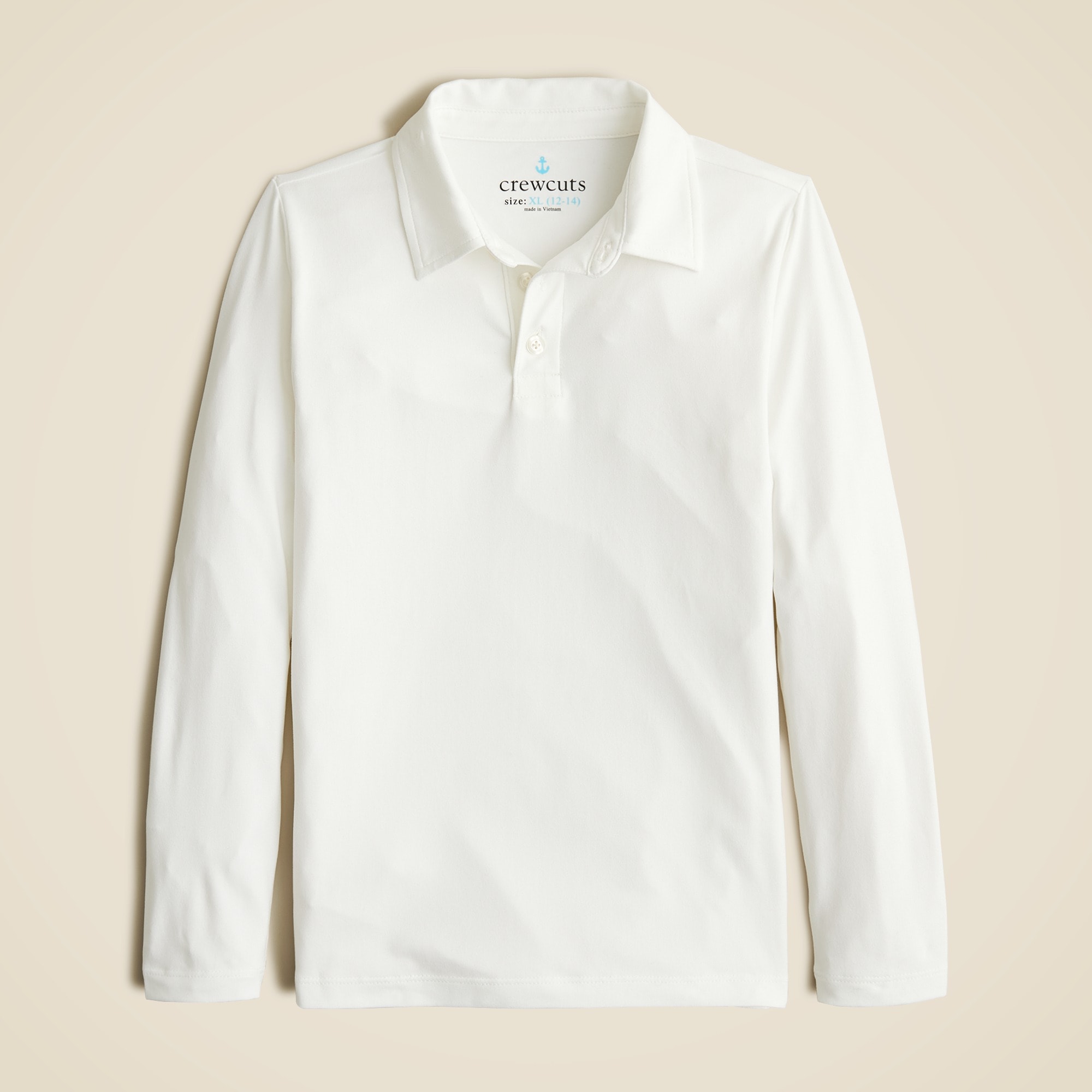J.Crew Kids Long sleeve Performance Polo For Boys