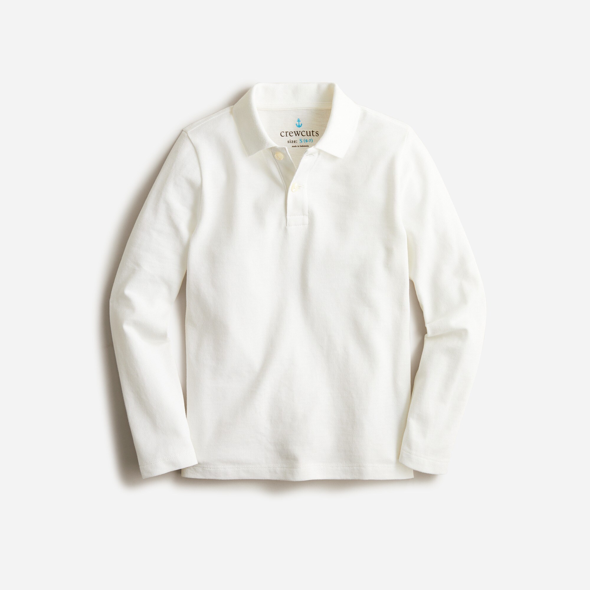 Crewcuts Kids' Long-Sleeve Piqué Polo Shirt