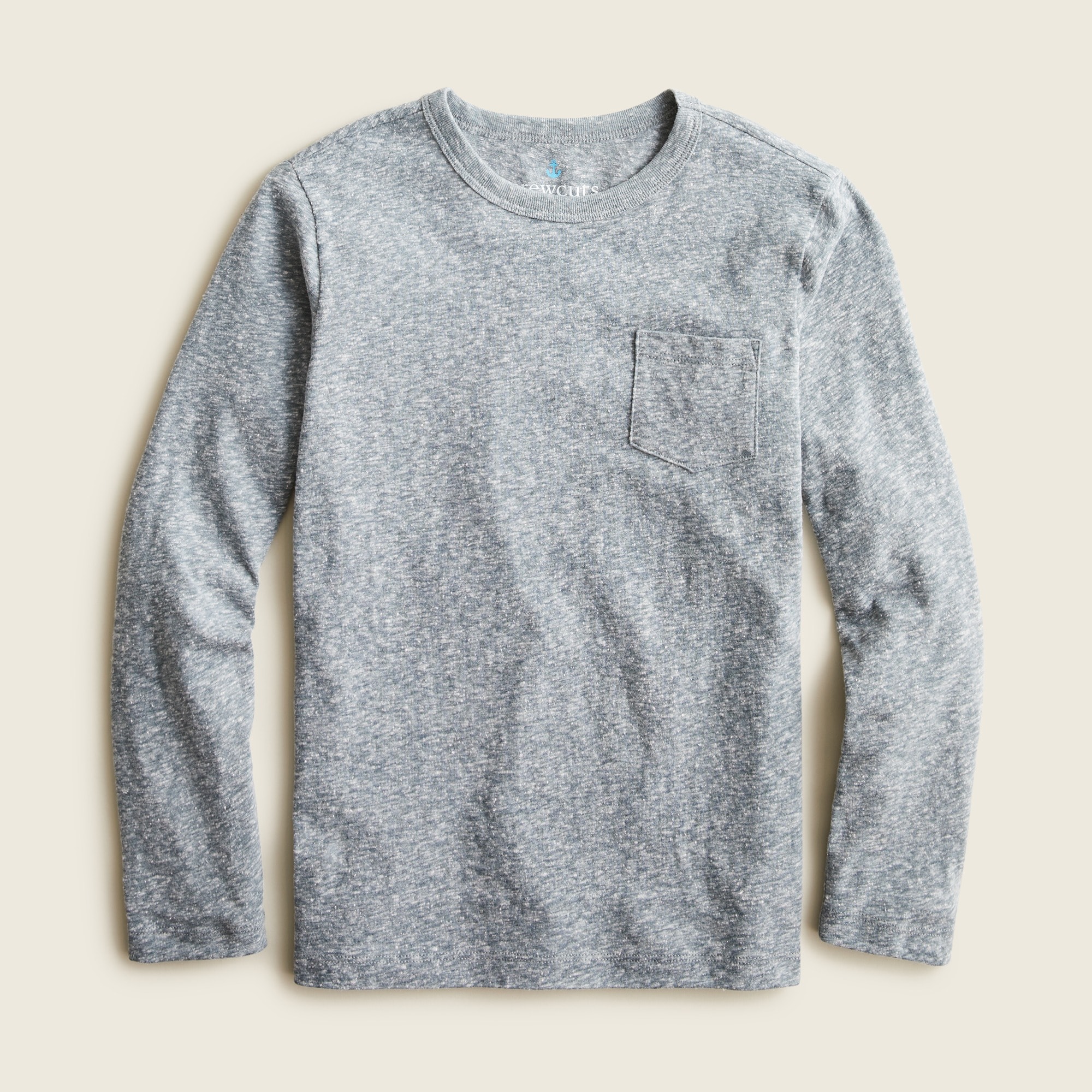 J.Crew: Kids' Long-sleeve Pocket T-shirt In Broken-in-jersey