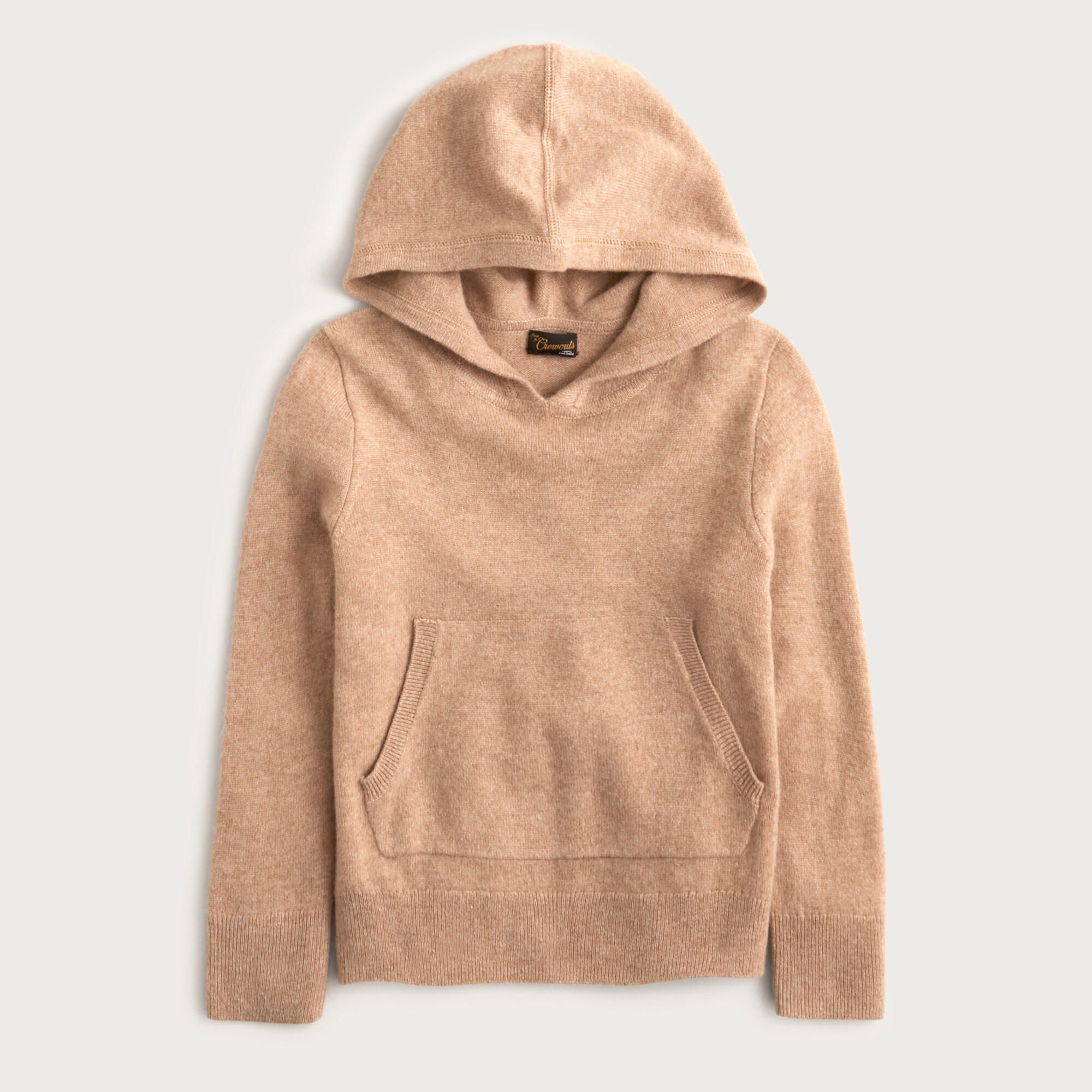 Kids' cashmere pullover hoodie