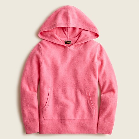  Kids' cashmere pullover hoodie