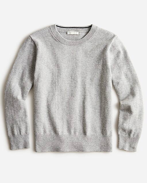  Kids' cotton-cashmere crewneck sweater
