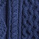 Kids' cable-knit fisherman sweater DARK EVENING