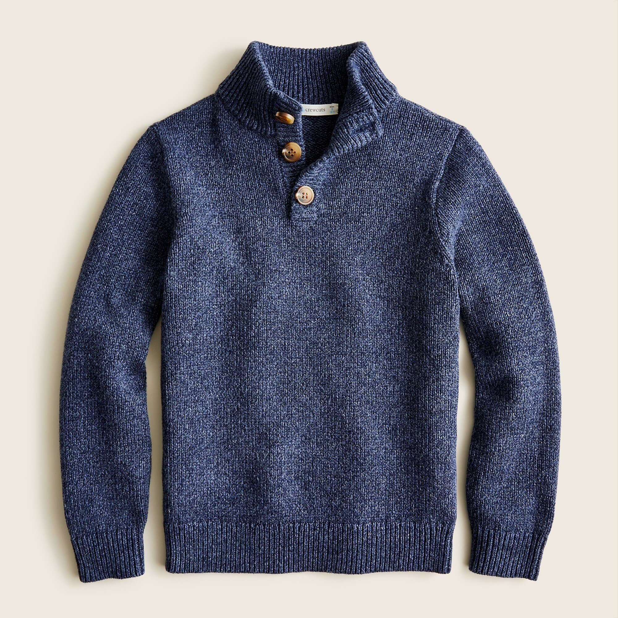 Boys' Button-collar Cotton Sweater For Boys | J.Crew