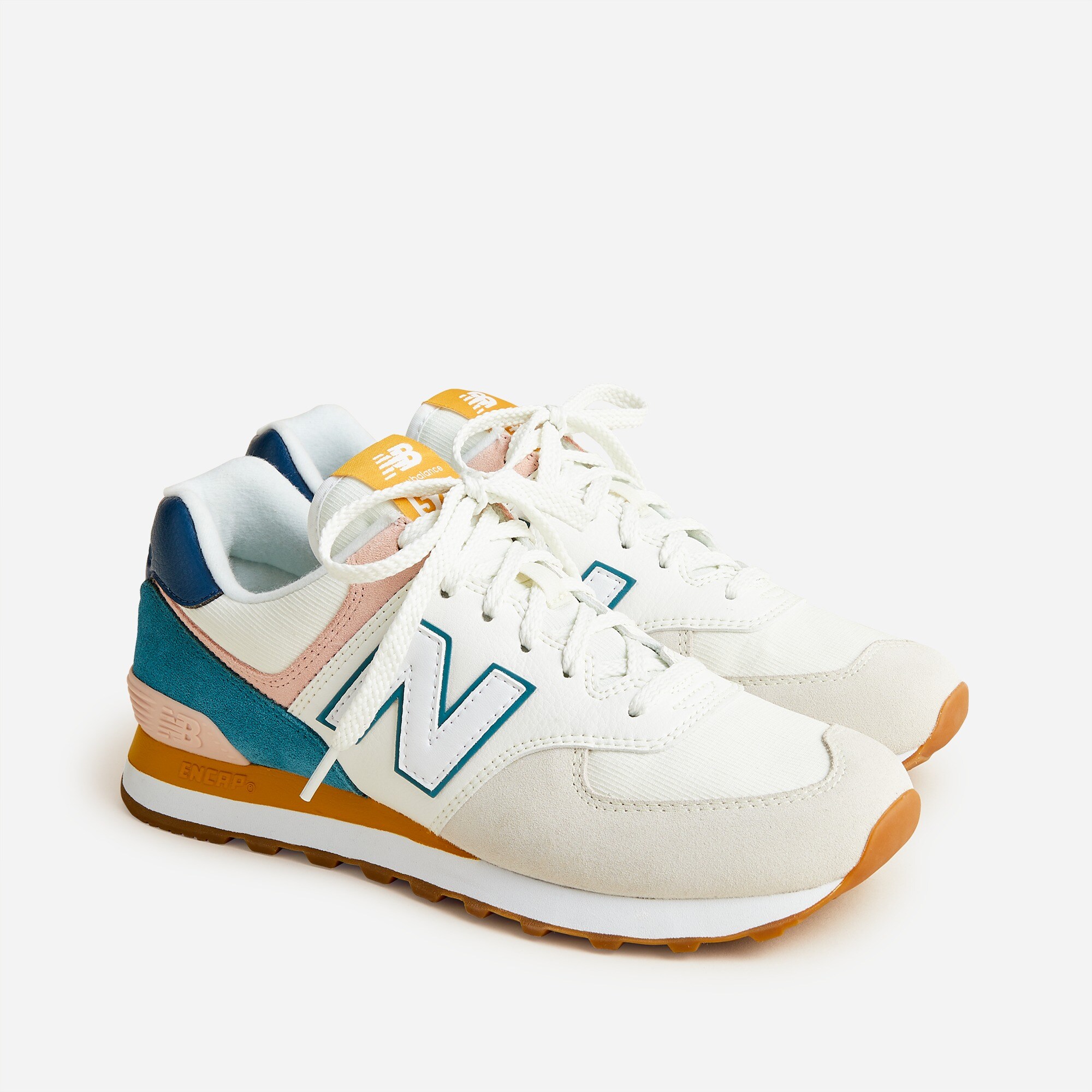 ジャッカス New Balance® X J.Crew 574 Sneakers In Colorblock For Women | J.Crew
