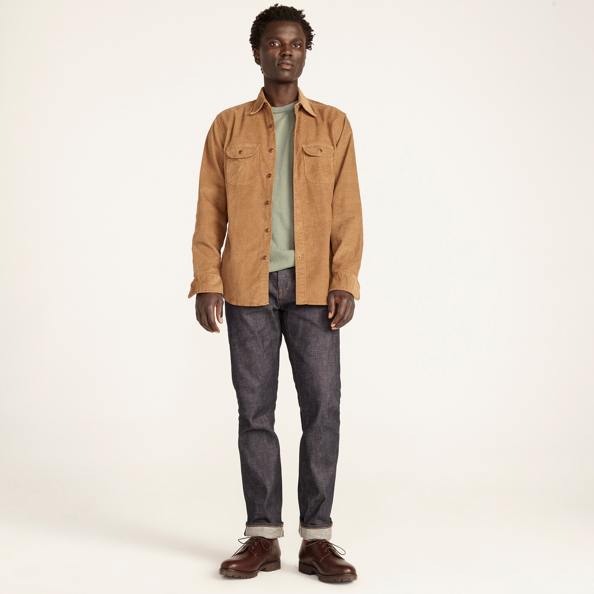 Camden leather bluchers