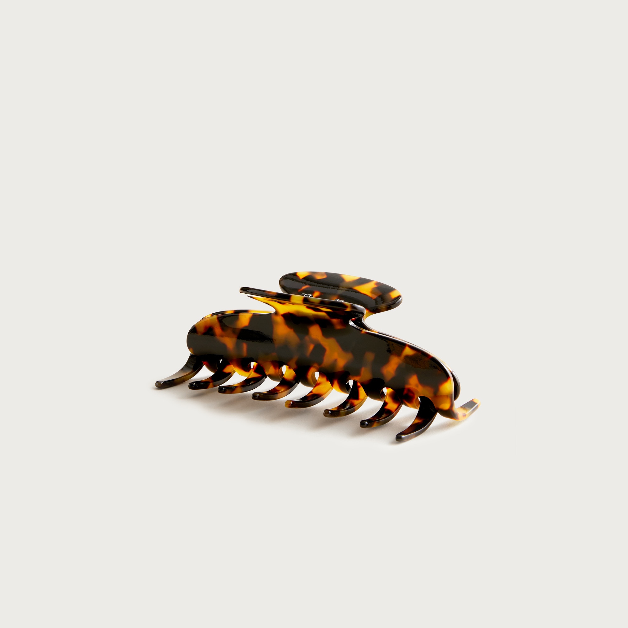 womens Large claw hair clip in tortoise