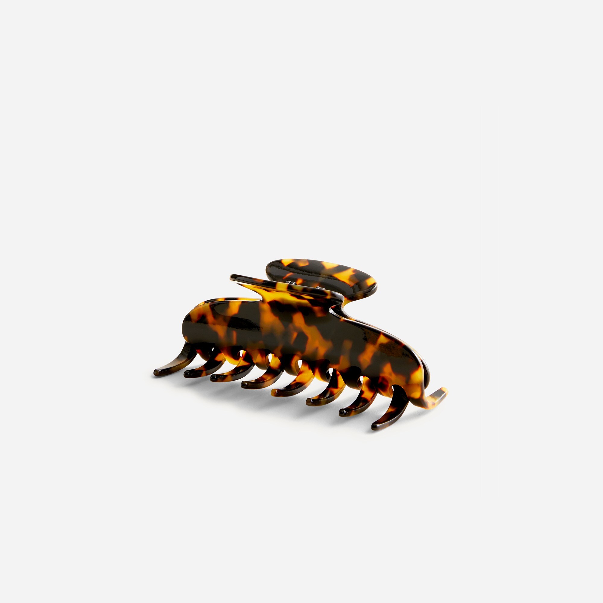 womens Large claw hair clip in tortoise