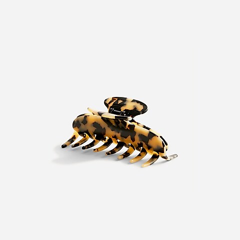 womens Large claw hair clip in tortoise