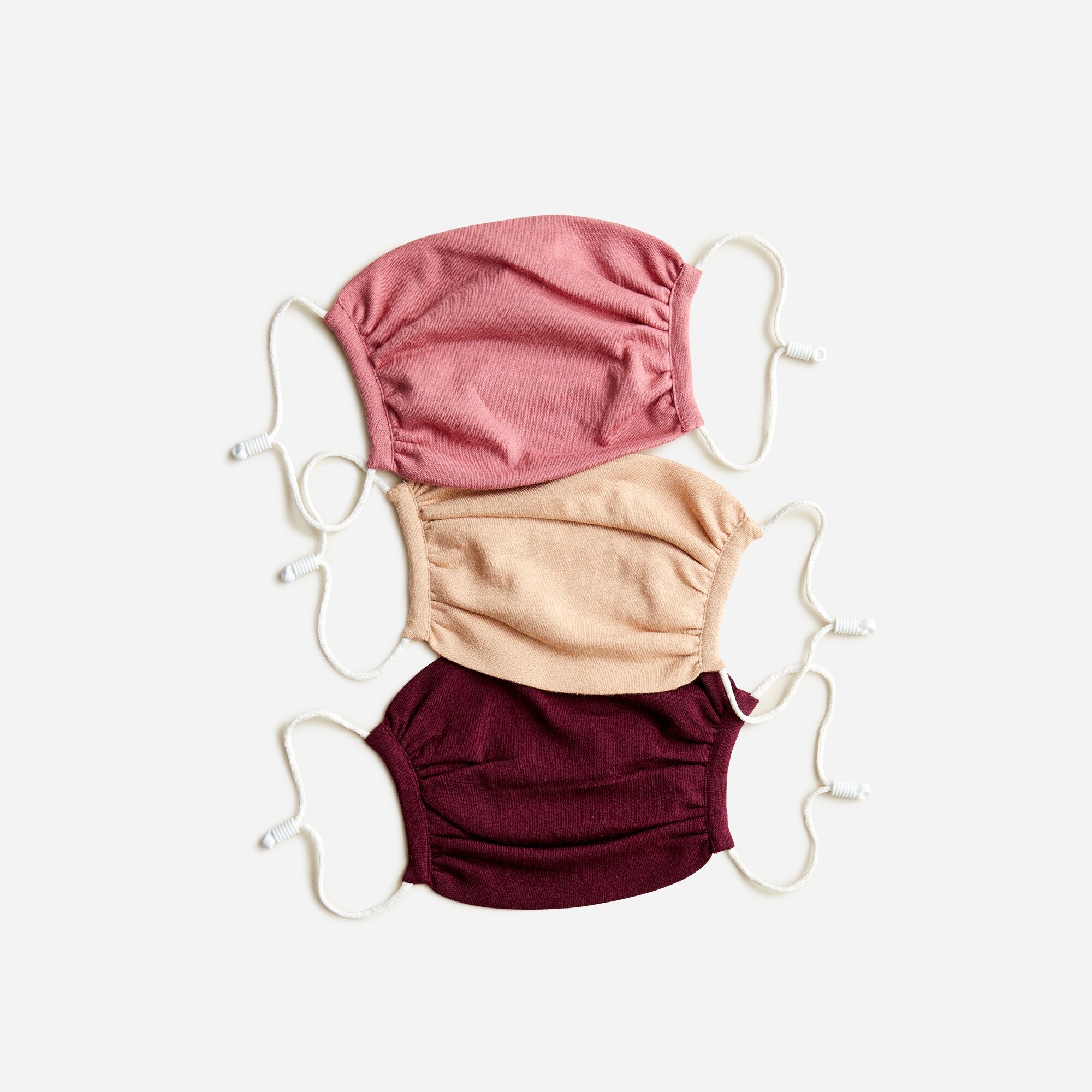  Pack-of-three scrunched nonmedical face masks
