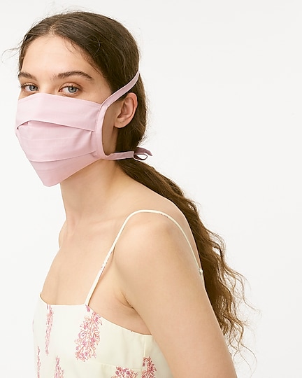 j.crew: three-pack nonmedical tie-back face masks for women