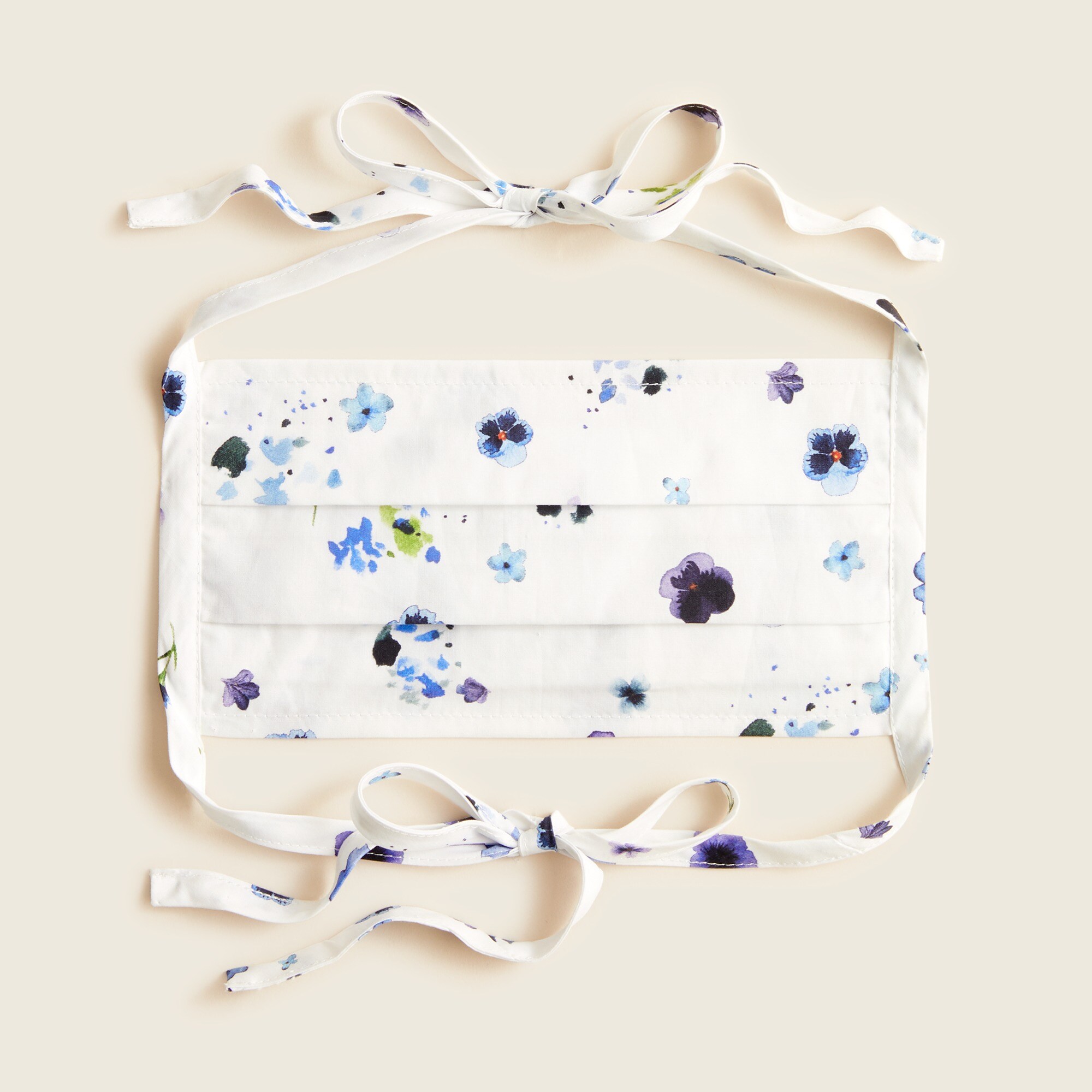 Three-pack nonmedical tie-back face masks