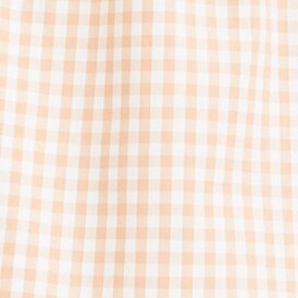 Smocked puff-sleeve cotton poplin dress in gingham WHITE WARM CLAY j.crew: smocked puff-sleeve cotton poplin dress in gingham for women
