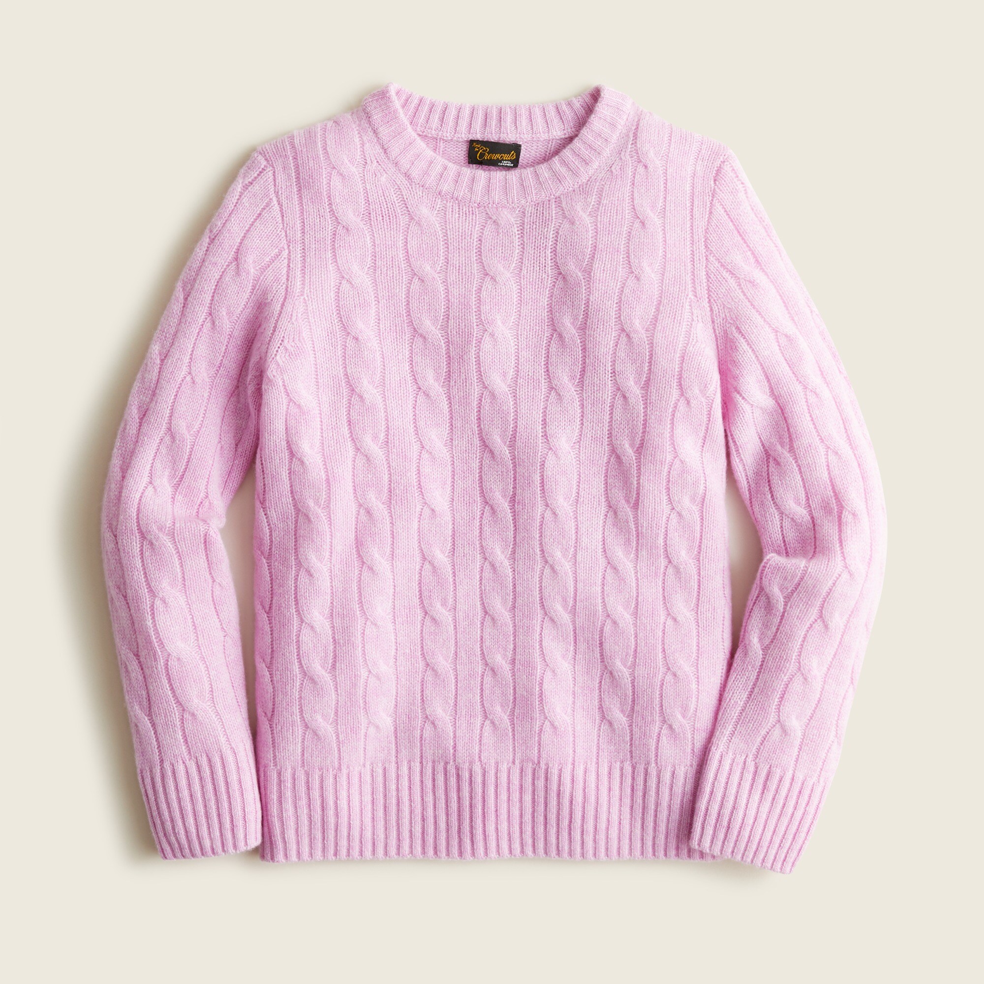 제이크루 보이즈 스웨터 J.crew Boys cable-knit cashmere crewneck sweater,HTHR LILAC