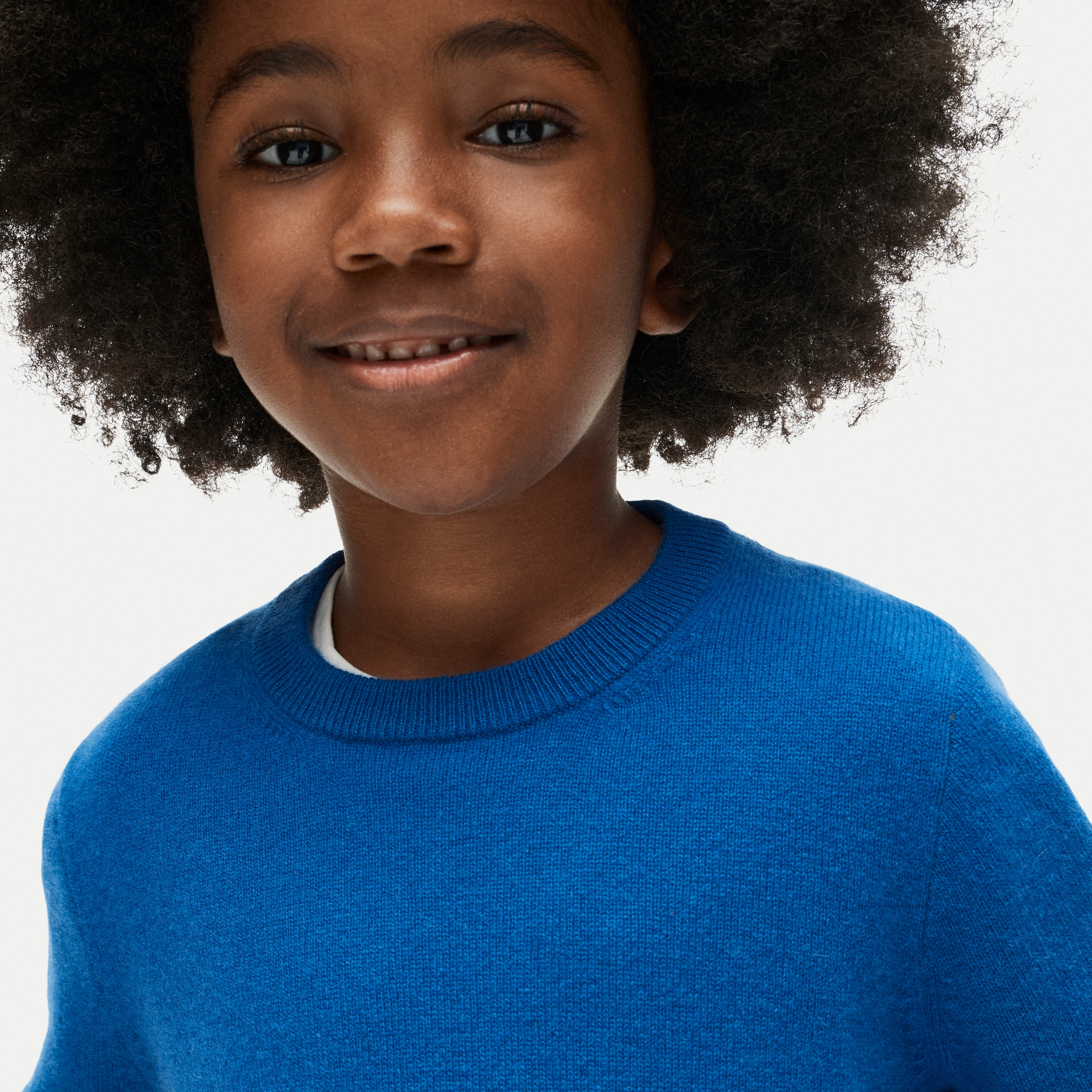 Kids' cashmere crewneck sweater
