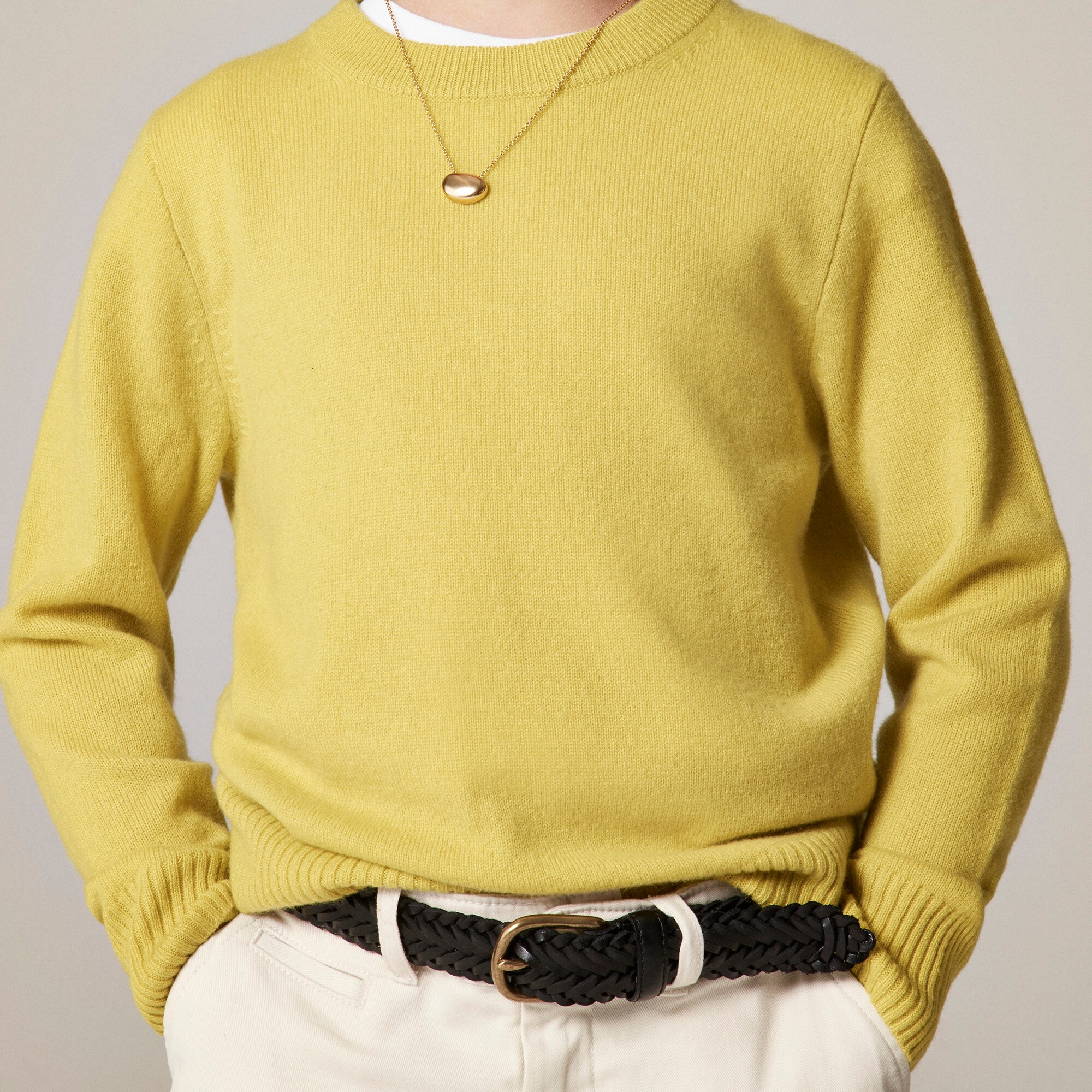 Kids' cashmere crewneck sweater