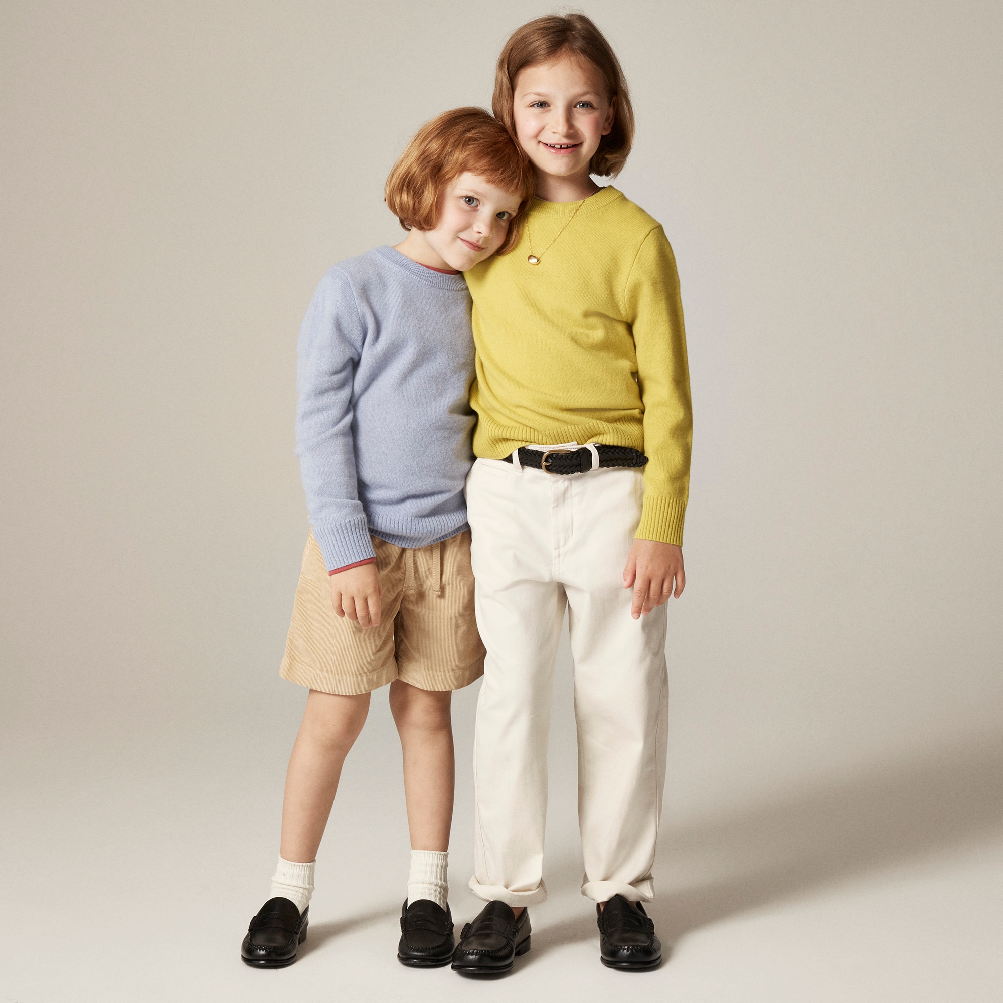  Kids' cashmere crewneck sweater