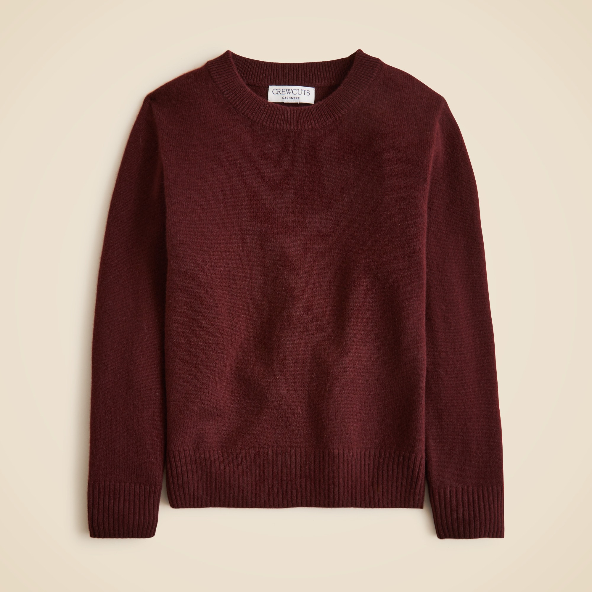  Kids' cashmere crewneck sweater