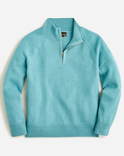  Kids&apos; cashmere half-zip sweater