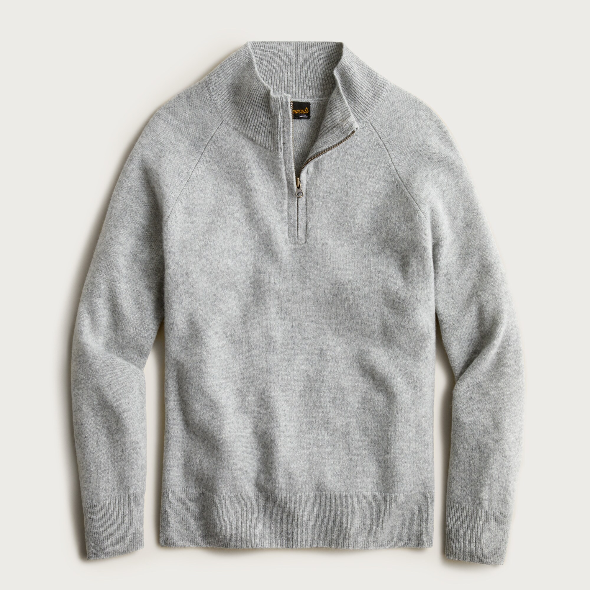 Kids' cashmere quarter-zip sweater