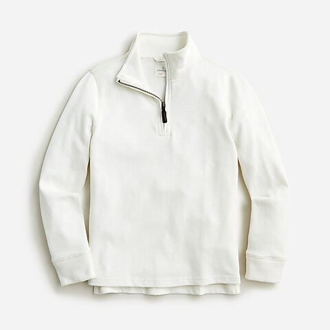 boys Kids&apos; half-zip cotton popover shirt