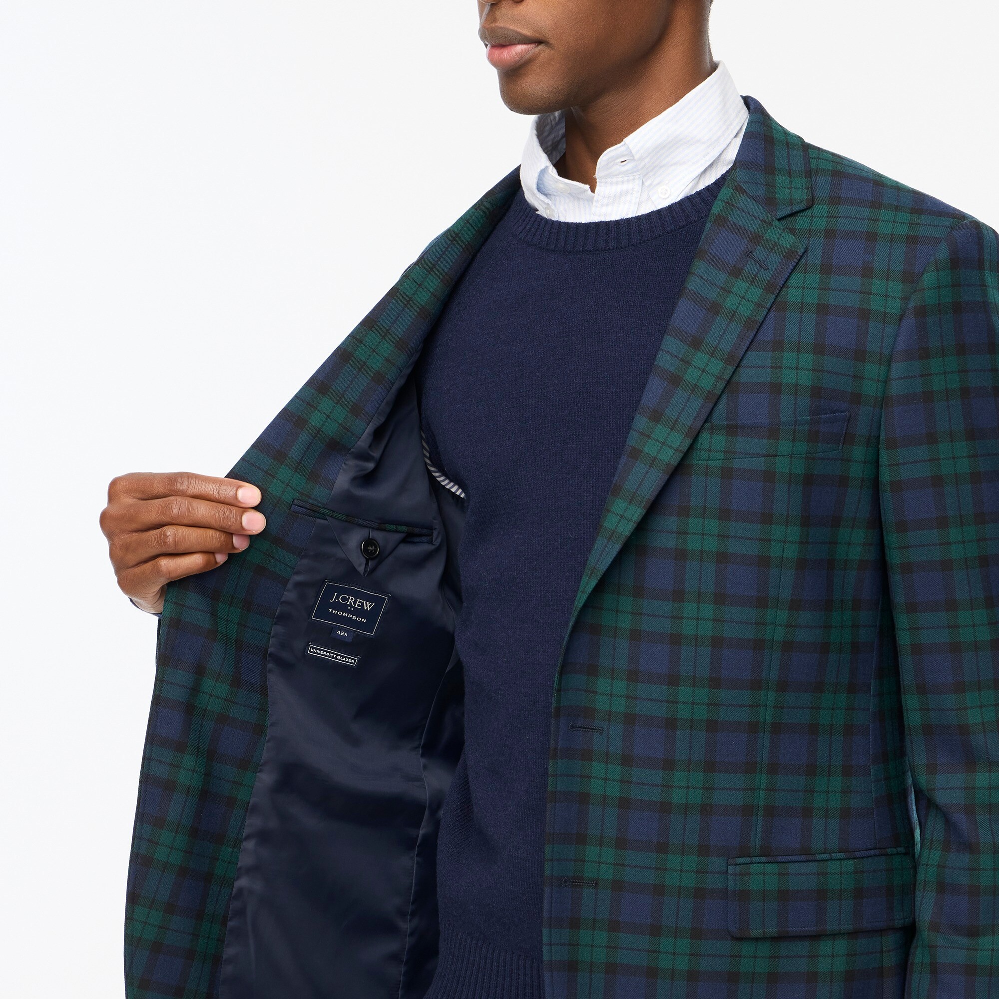 Slim-fit Thompson university blazer