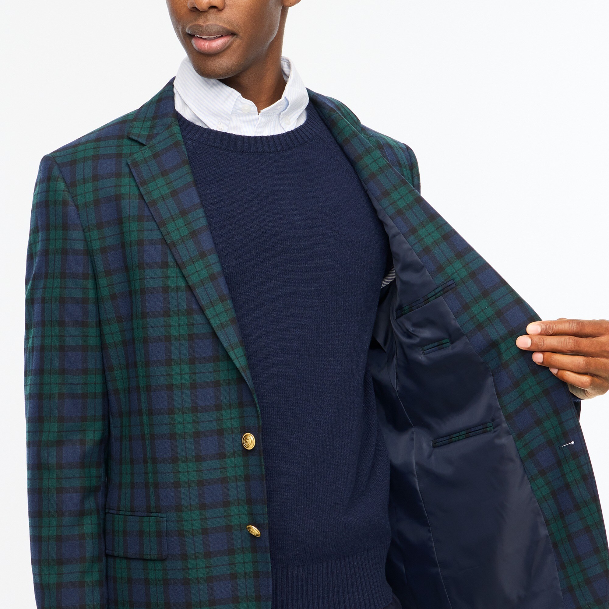 Slim-fit Thompson university blazer