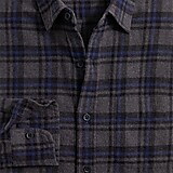Plaid regular flannel shirt