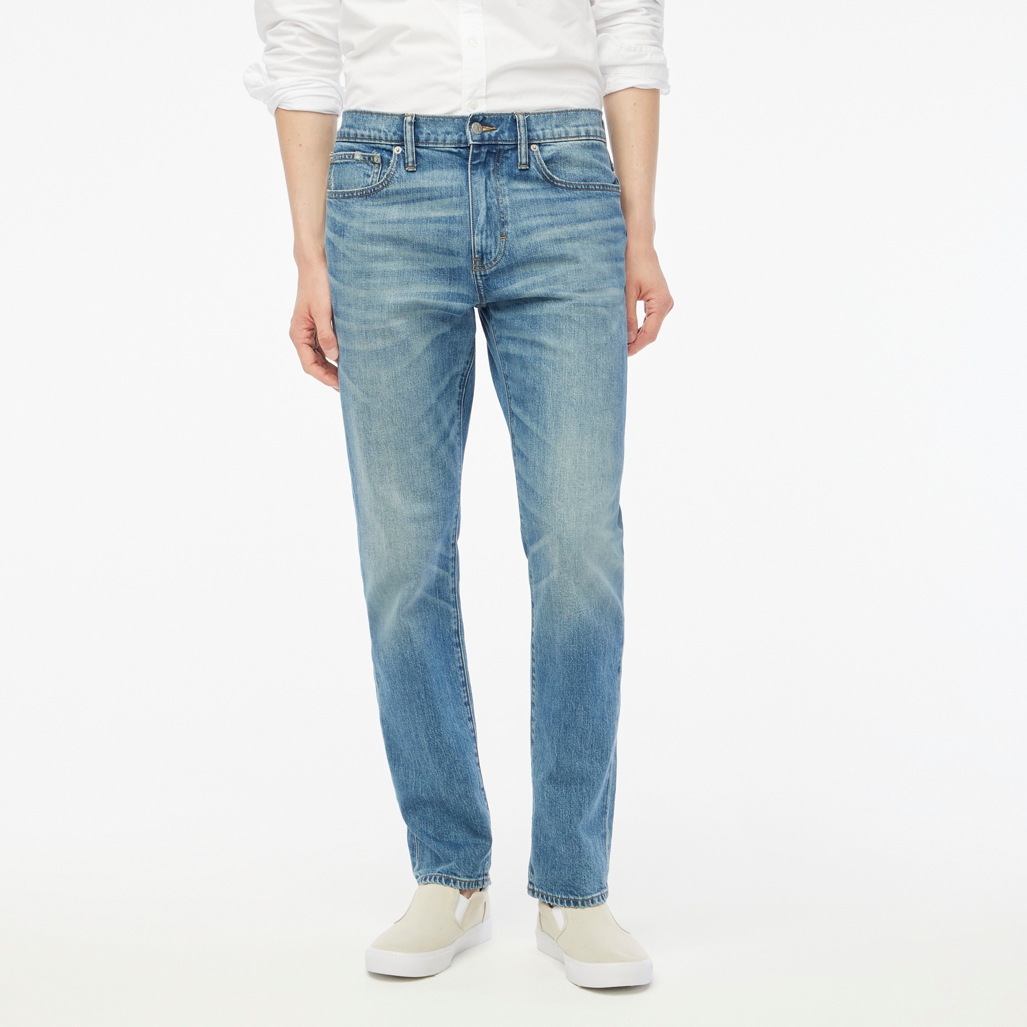 Straight-fit jean vintage flex