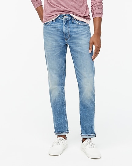 factory: straight-fit jean in vintage flex for men