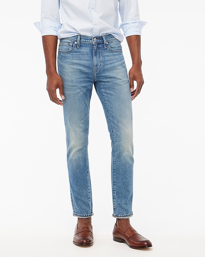 factory: slim-fit jean in vintage flex for men, right side, view zoomed