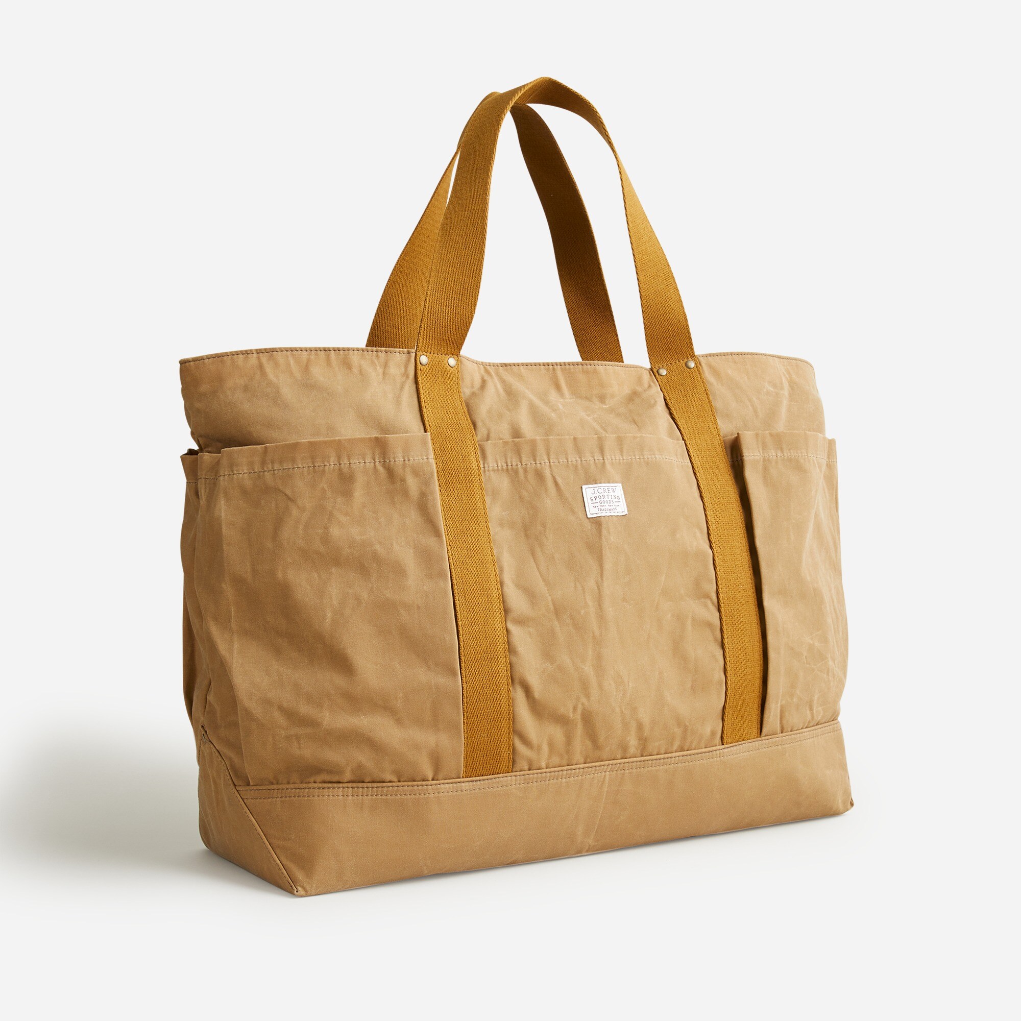 J.Crew Waxed Canvas Tote Bag For Men