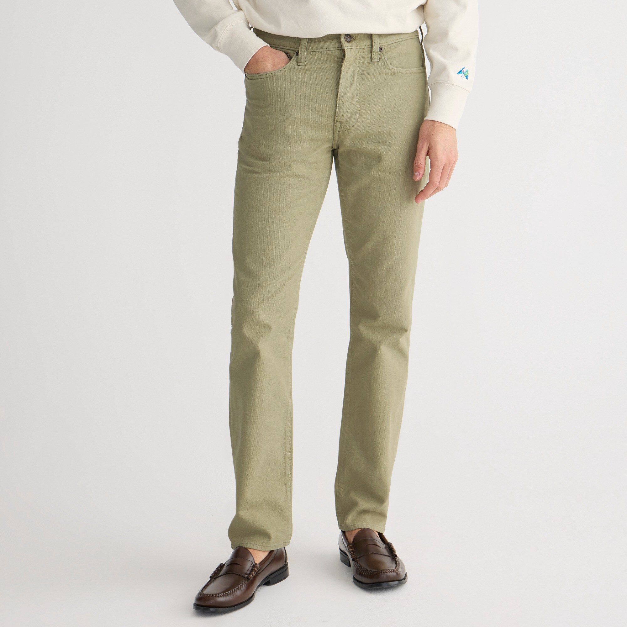 J.Crew 770 Straight fit Garment dyed Five pocket Pant For Men