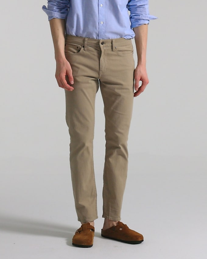 484 Slim-fit garment-dyed five-pocket pant