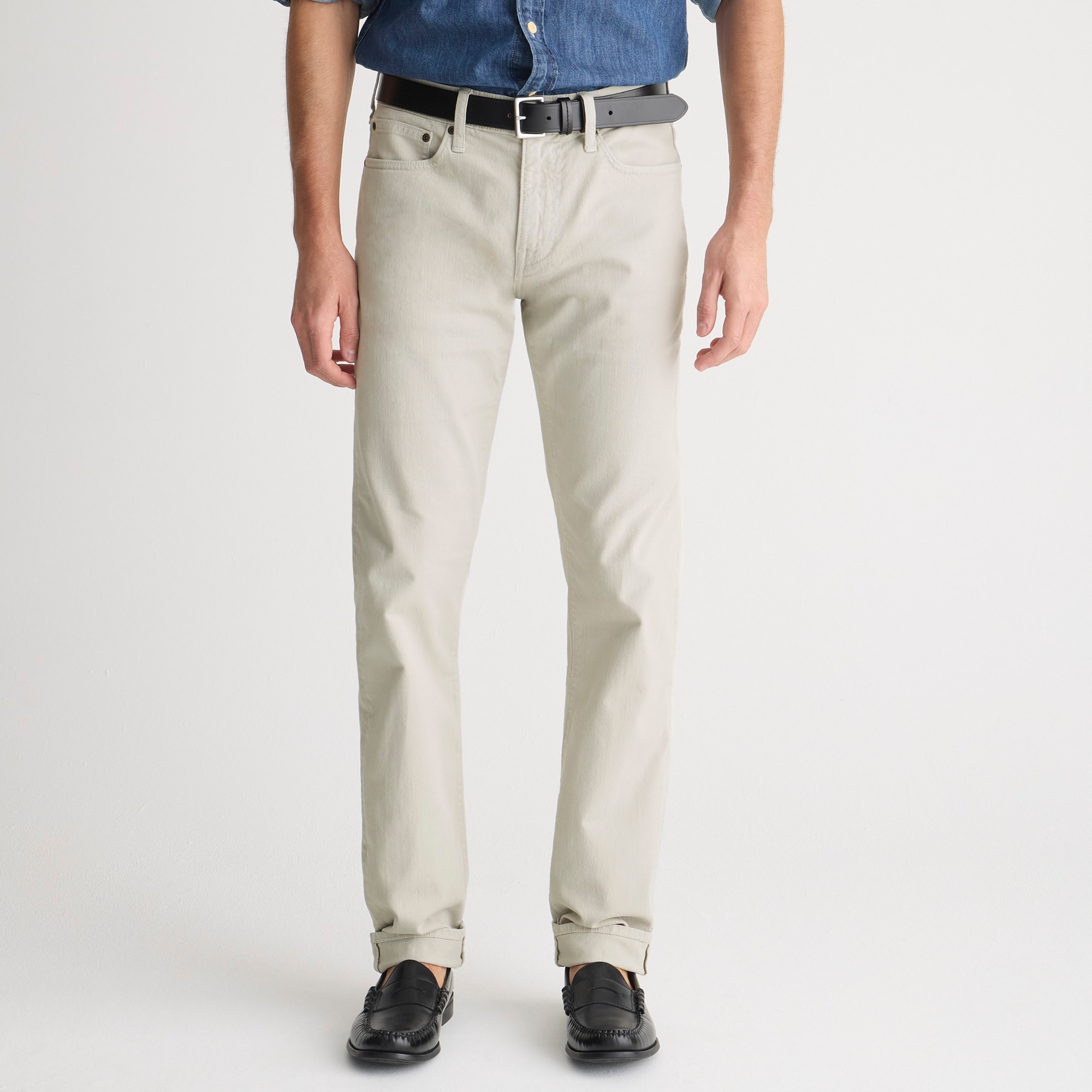 484 Slim-fit garment-dyed five-pocket pant