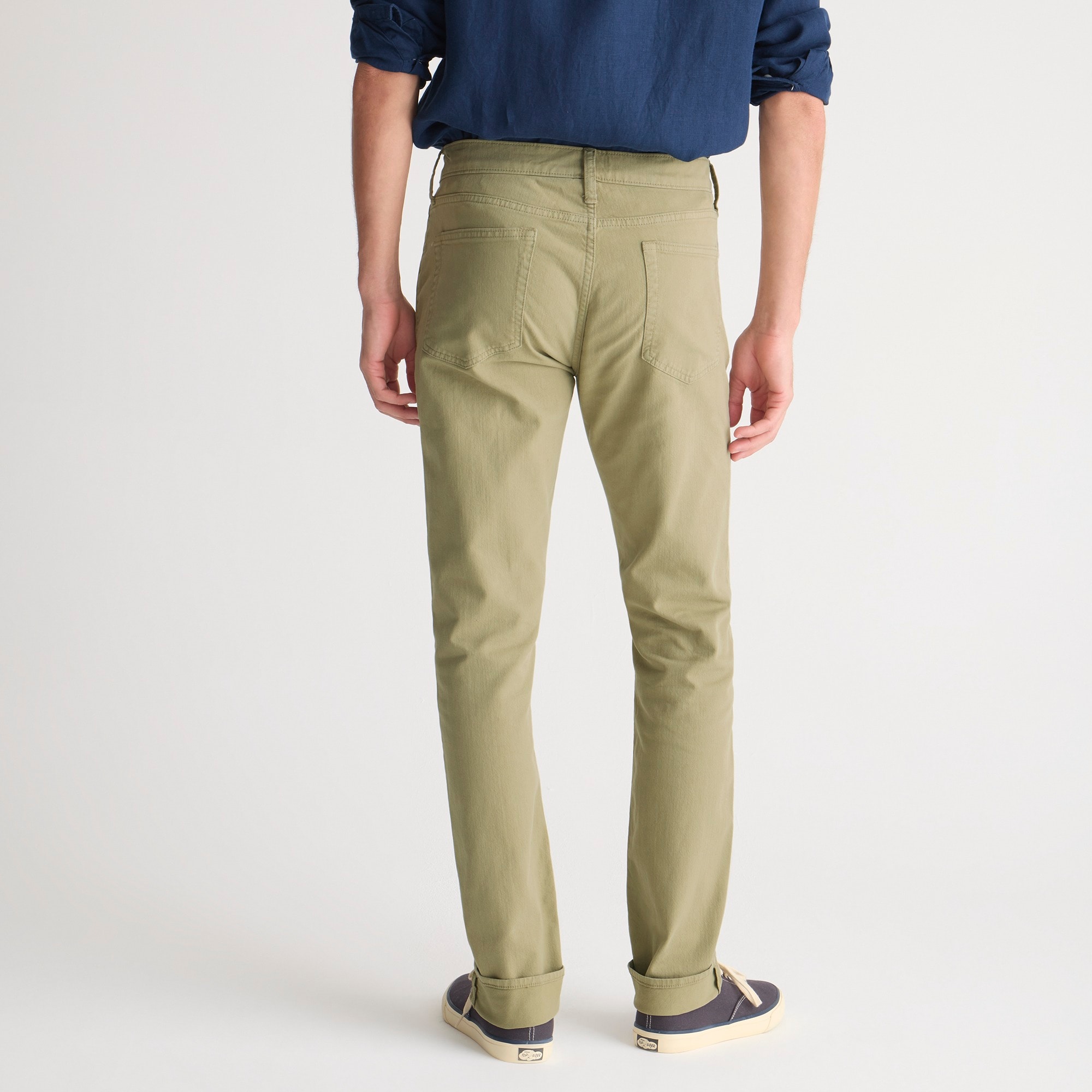 484 Slim-fit garment-dyed five-pocket pant
