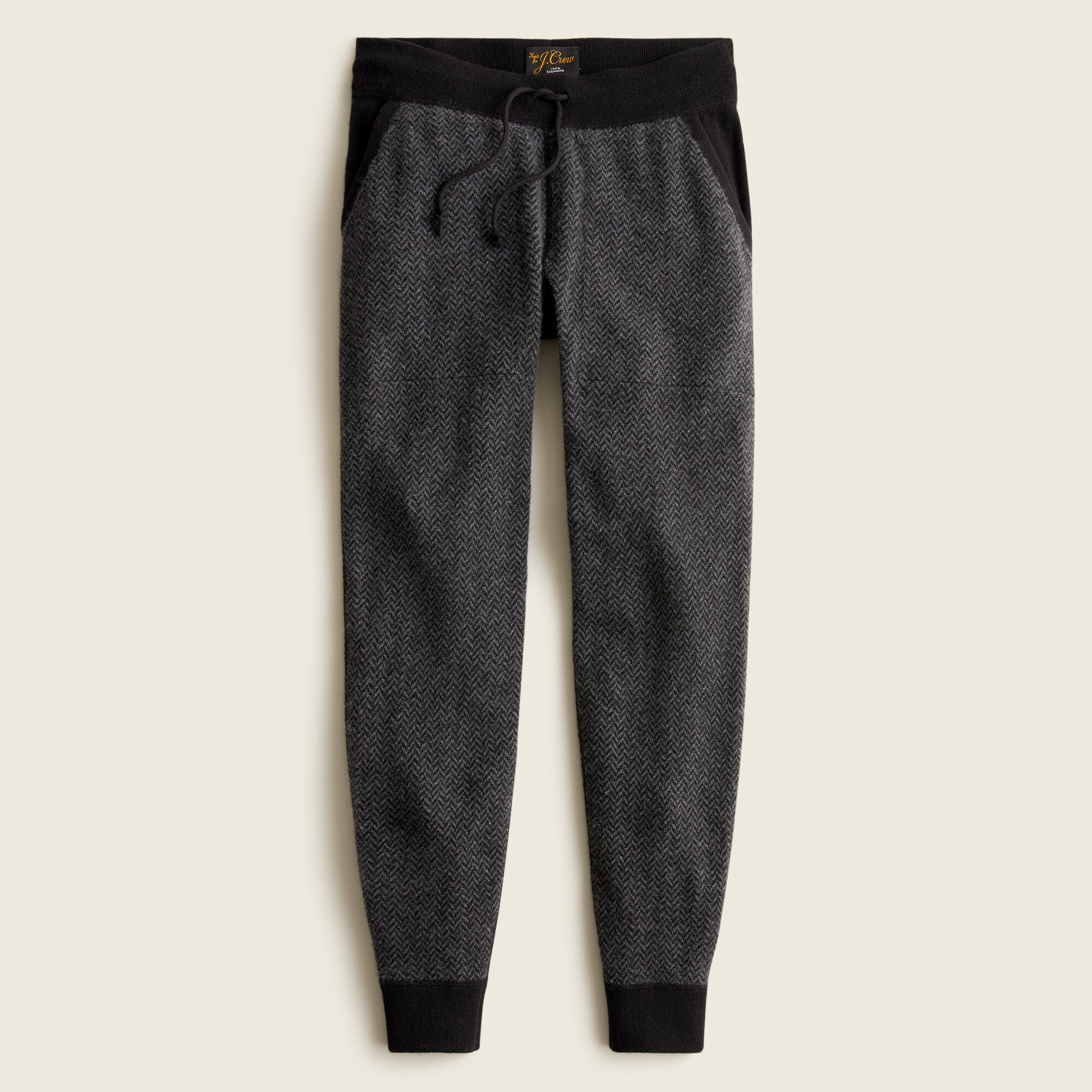 Cashmere Herringbone Jogger Pant For Men | J.Crew