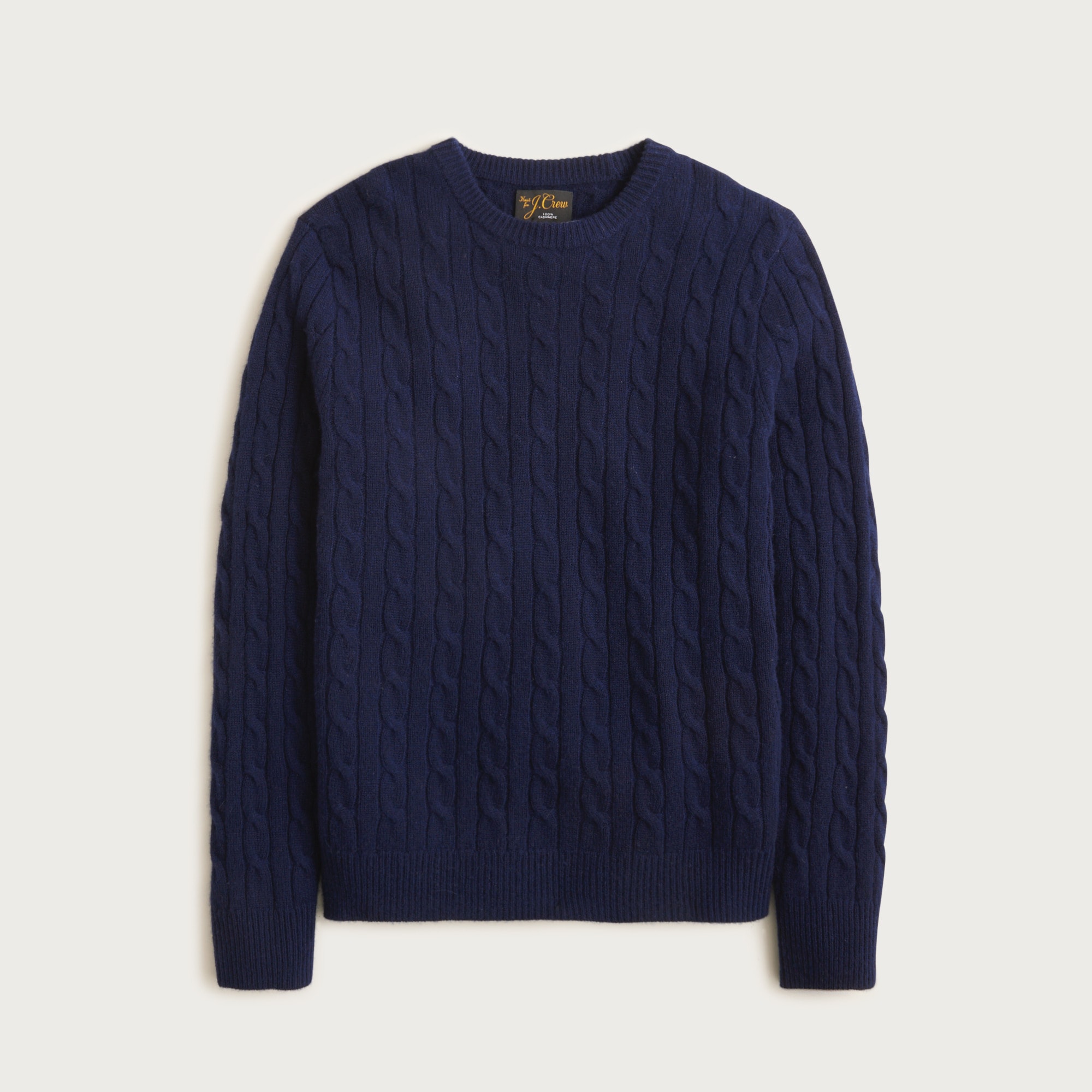 Cashmere Cable-knit Sweater For Men | J.Crew