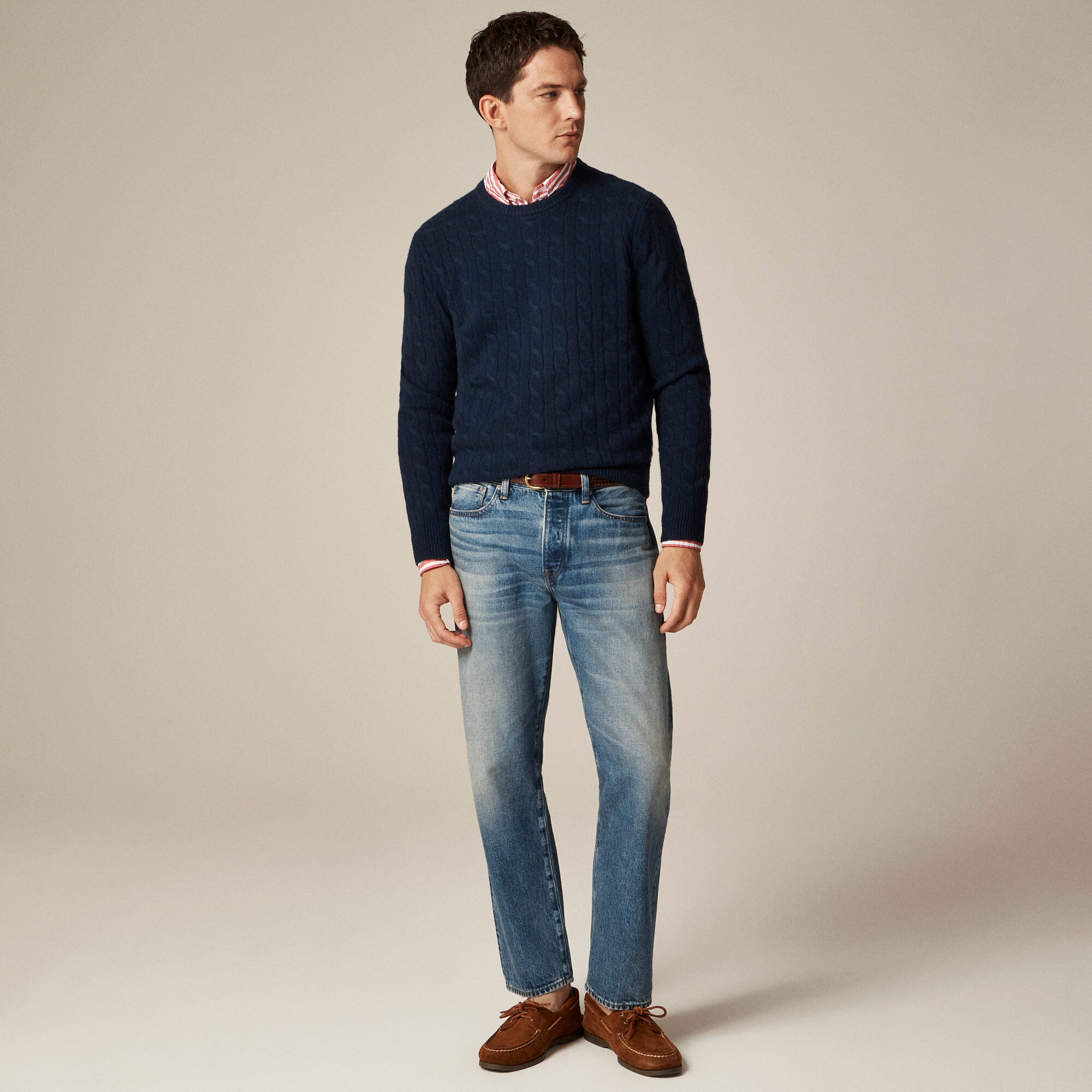 Cashmere cable-knit sweater