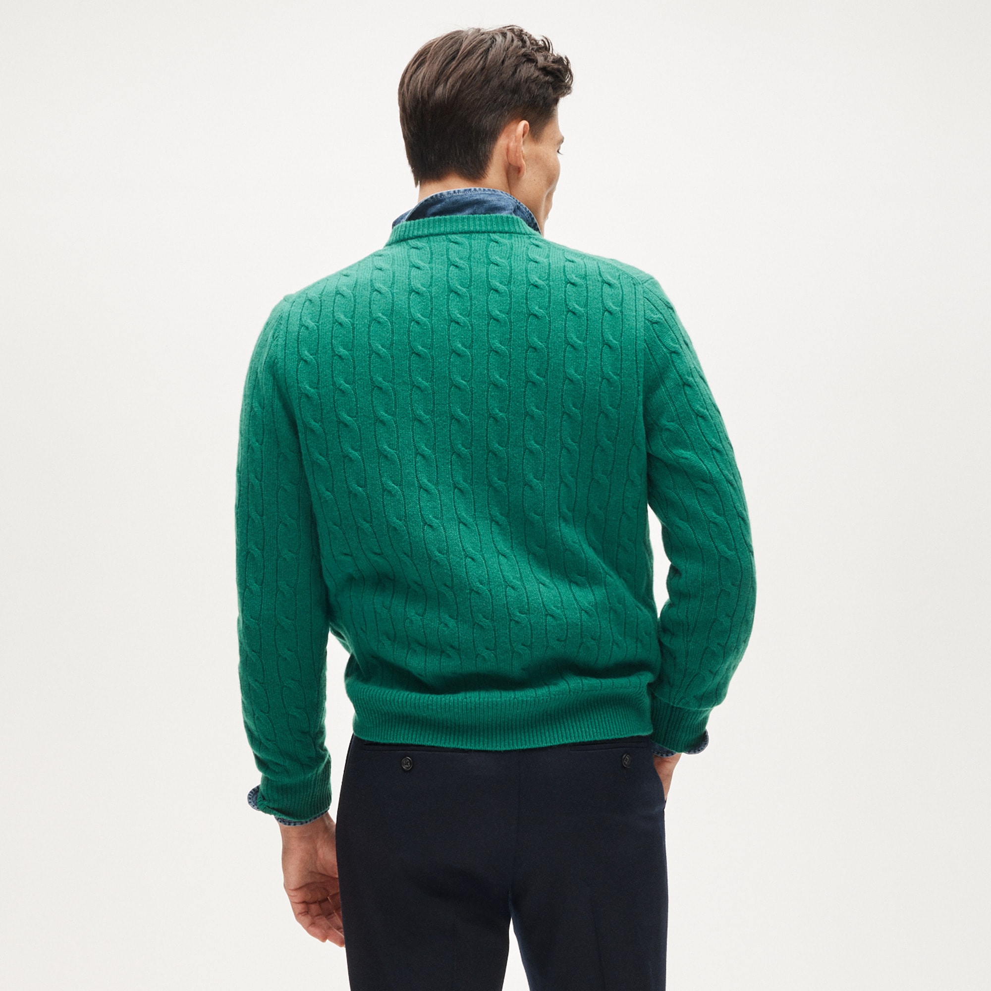 Cashmere cable-knit sweater
