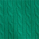Cashmere cable-knit sweater JUNGLE GREEN