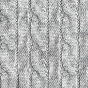 Cashmere cable-knit sweater HTHR BIRCH 