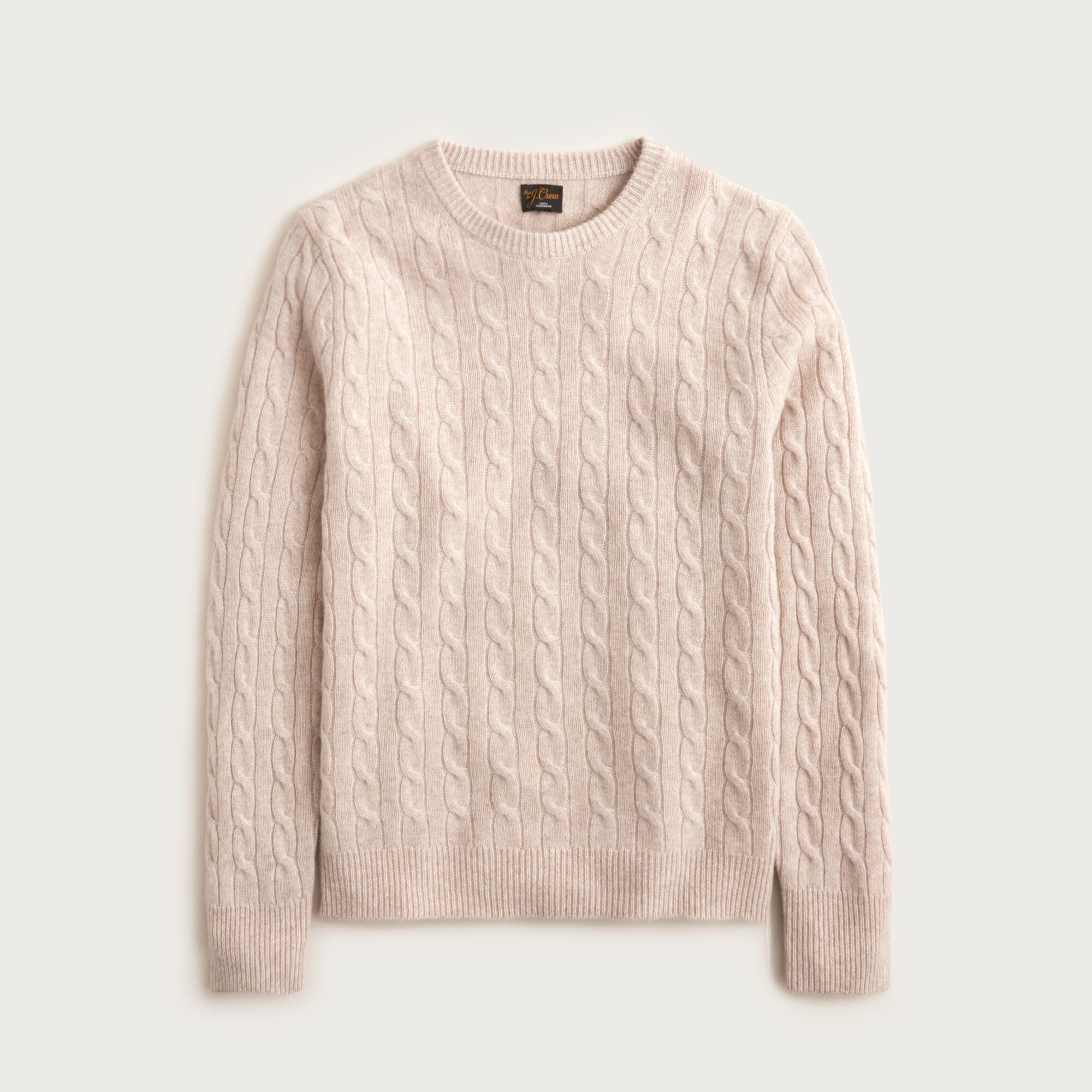 Cashmere cable-knit sweater
