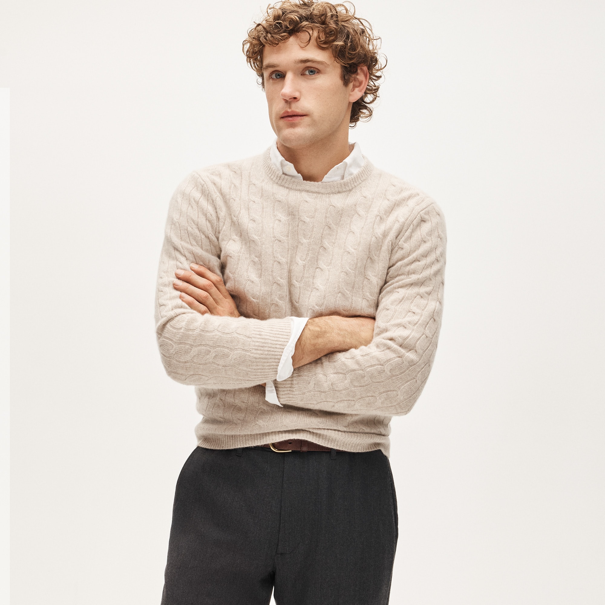 mens Cashmere cable-knit sweater